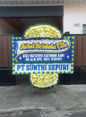 Papan Bunga Duka di Cimparuh